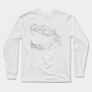 Snake Skull Long Sleeve T-Shirt